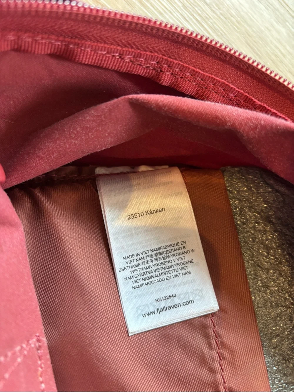 Fjallraven Kanken Classic Kanken Backpack Ox Red 23510 Distressed